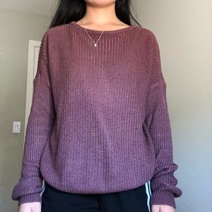 Brandy Melville Burgundy Sweater
